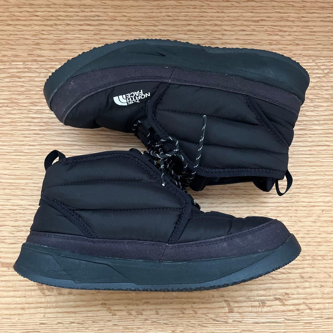 未使用級★ 25cm ノース・フェイス ヌプシ チャッカ ブーツ　ブラック