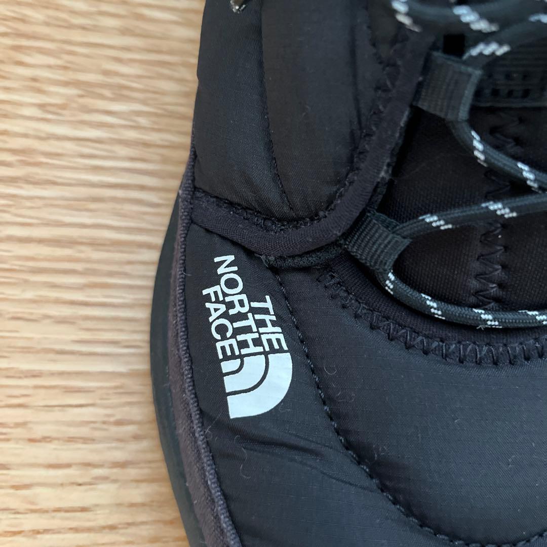 未使用級★ 25cm ノース・フェイス ヌプシ チャッカ ブーツ　ブラック