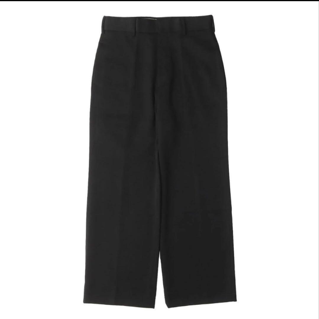 H BEAUTY＆YOUTH カルゼ織り ウール フレア スラックス パンツ　S