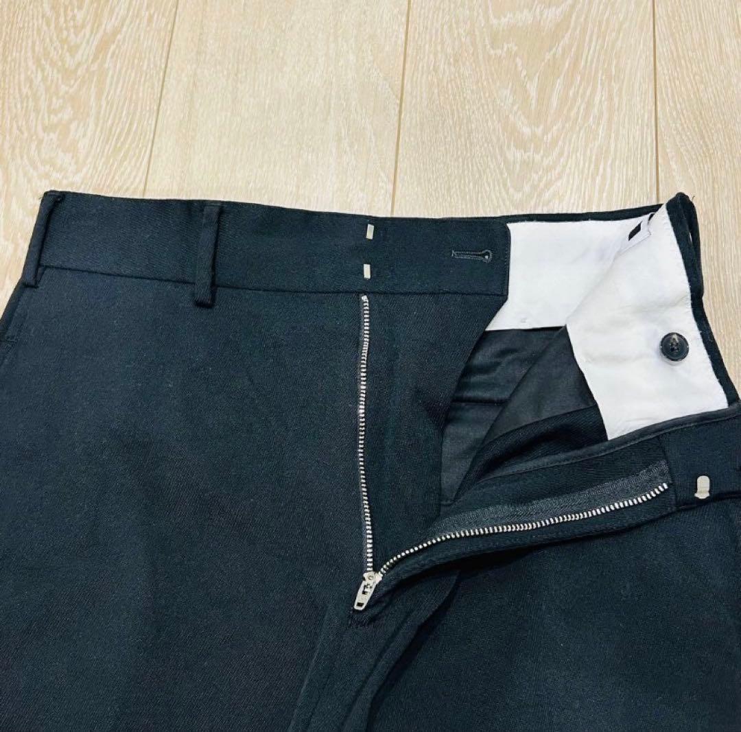 H BEAUTY＆YOUTH カルゼ織り ウール フレア スラックス パンツ　S