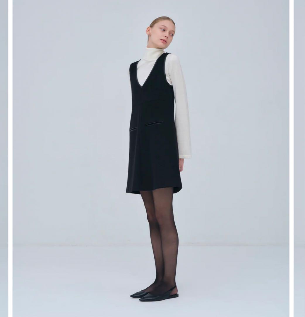 laubeblanc Trimmed Wool Jumper Dress ⋈﻿