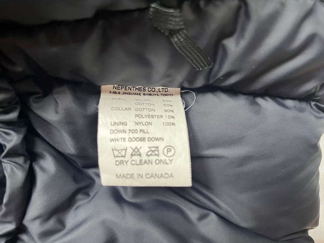 エンジニアド ガーメンツ　ダウンベスト