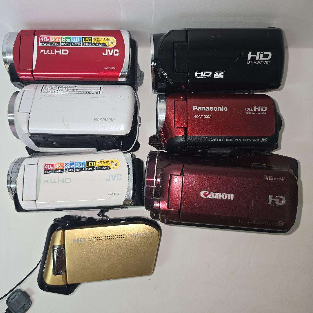 ビデオカメラセット 7台