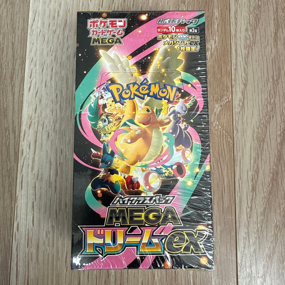ポケモンカードゲーム　MEGAドリームex シュリンク付1box