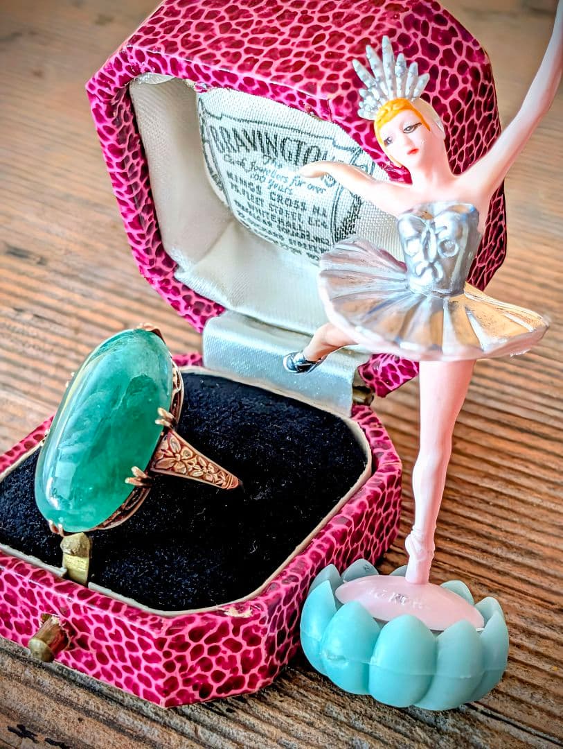 超メルカリ市限定✨️レア✨英国アンティーク リングケース