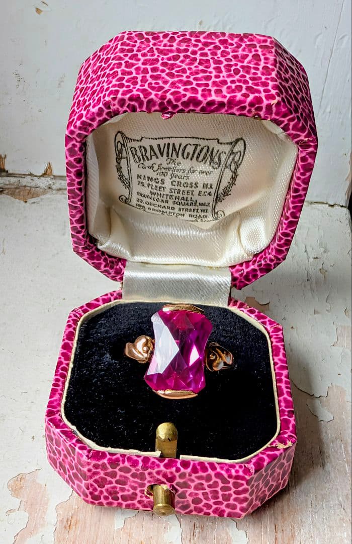 超メルカリ市限定✨️レア✨英国アンティーク リングケース