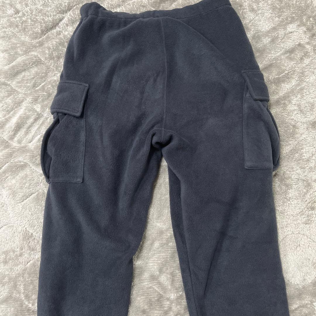 seesee フリースパンツ ネイビー M カーゴパンツ フリース