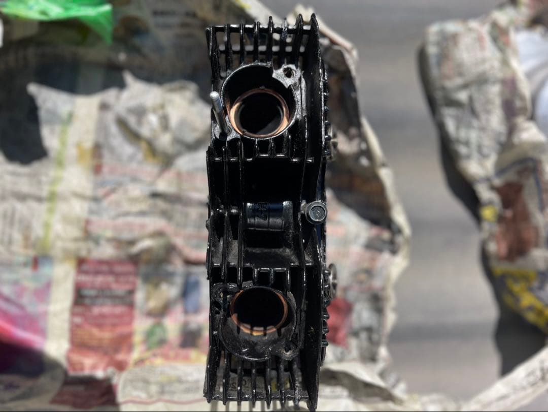 ホーク CB400N シリンダーヘッド ロッカーアーム セット オイルライン