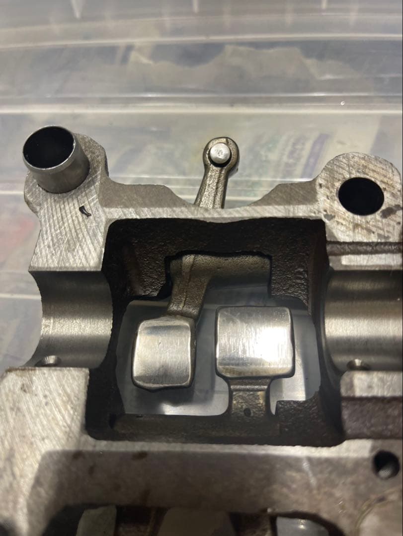 ホーク CB400N シリンダーヘッド ロッカーアーム セット オイルライン