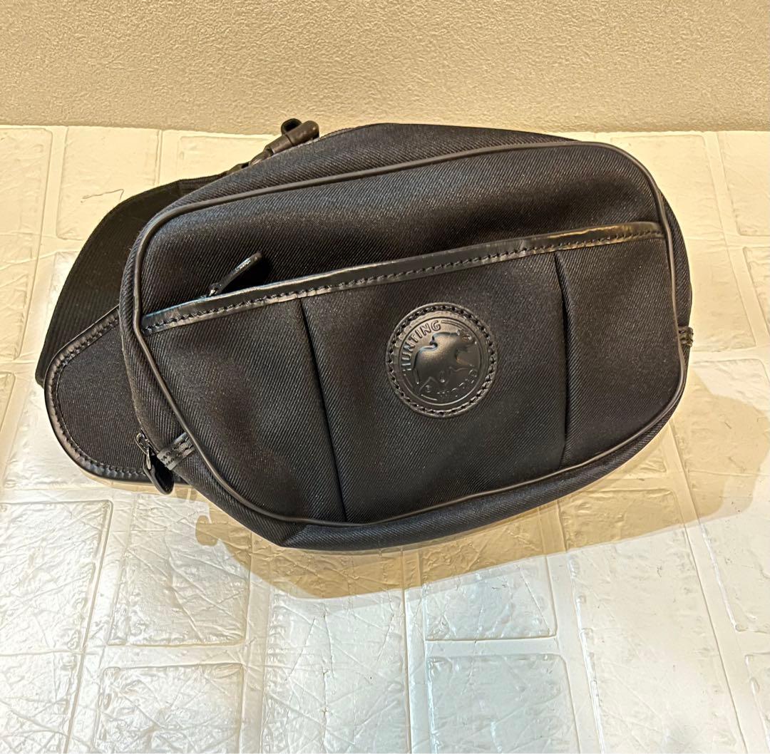 美品☆ ハンティングワールド ウエストバッグ ポーチ ボディバッグ　良品