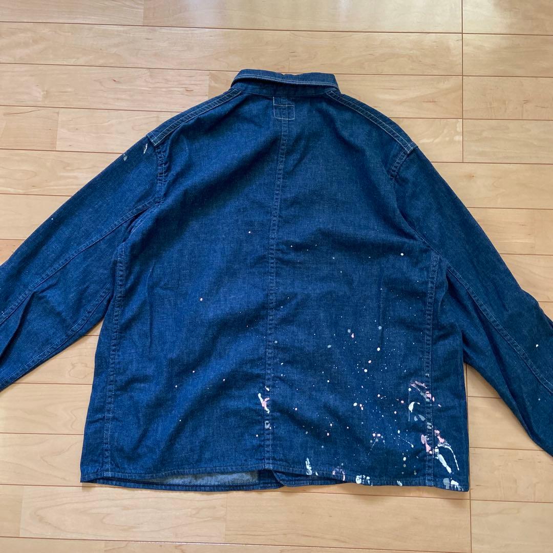 オアスロウ カバーオール ペンキ加工