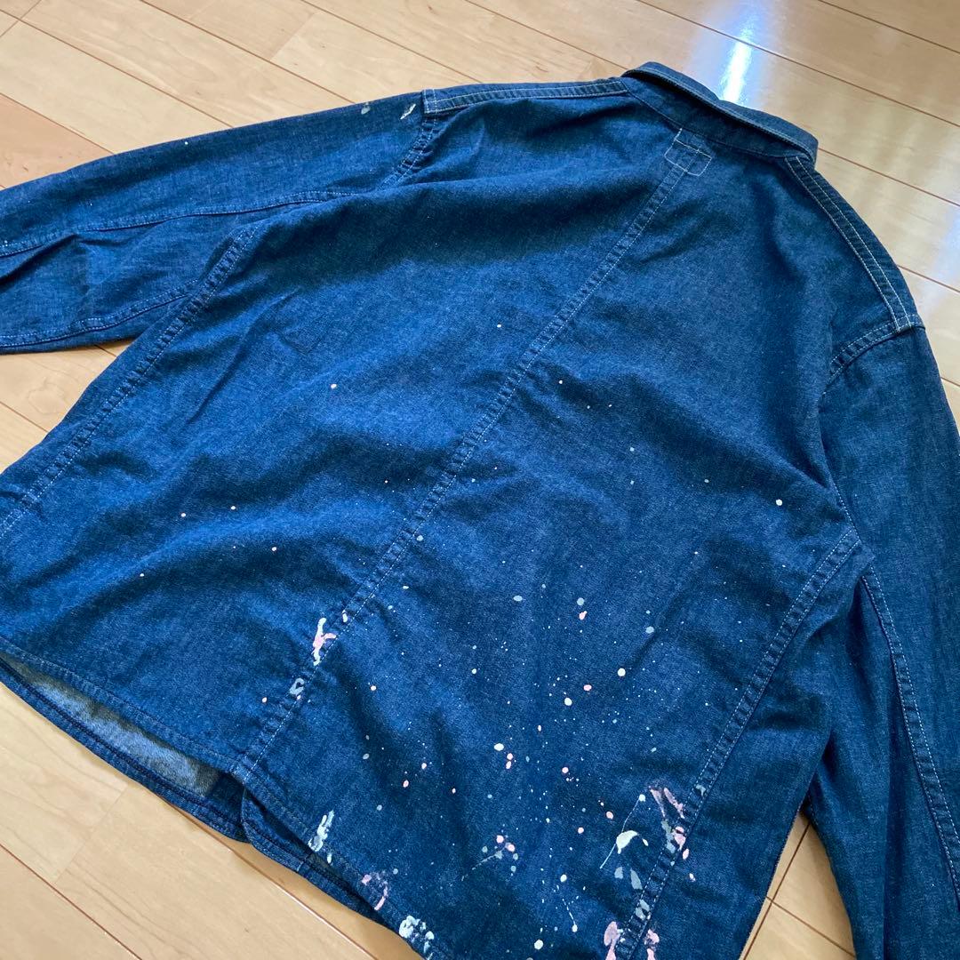 オアスロウ カバーオール ペンキ加工