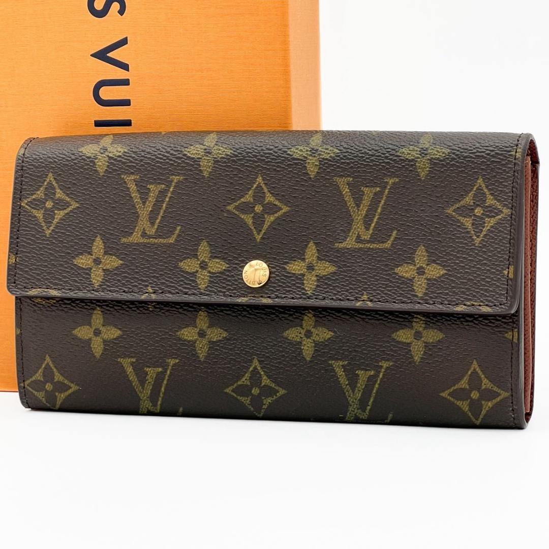 【美品】ヴィトン モノグラム ポルトフォイユ サラ 長財布 M61734