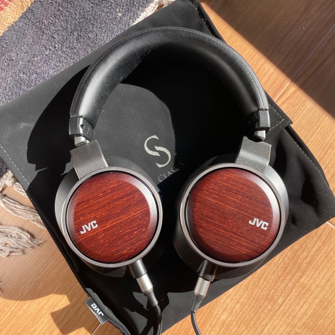 JVC オーバーイヤーヘッドホン 木目調
