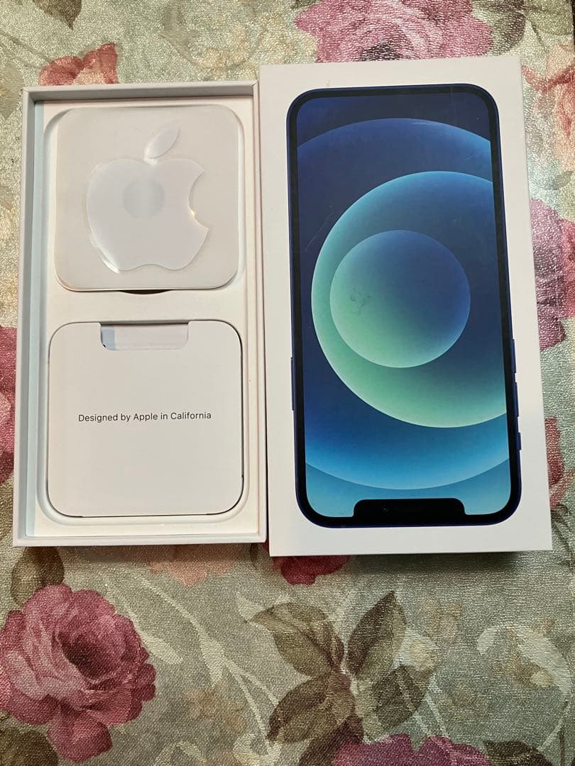 美品　iPhone12 ブルー　128GB 本体　専用ケース