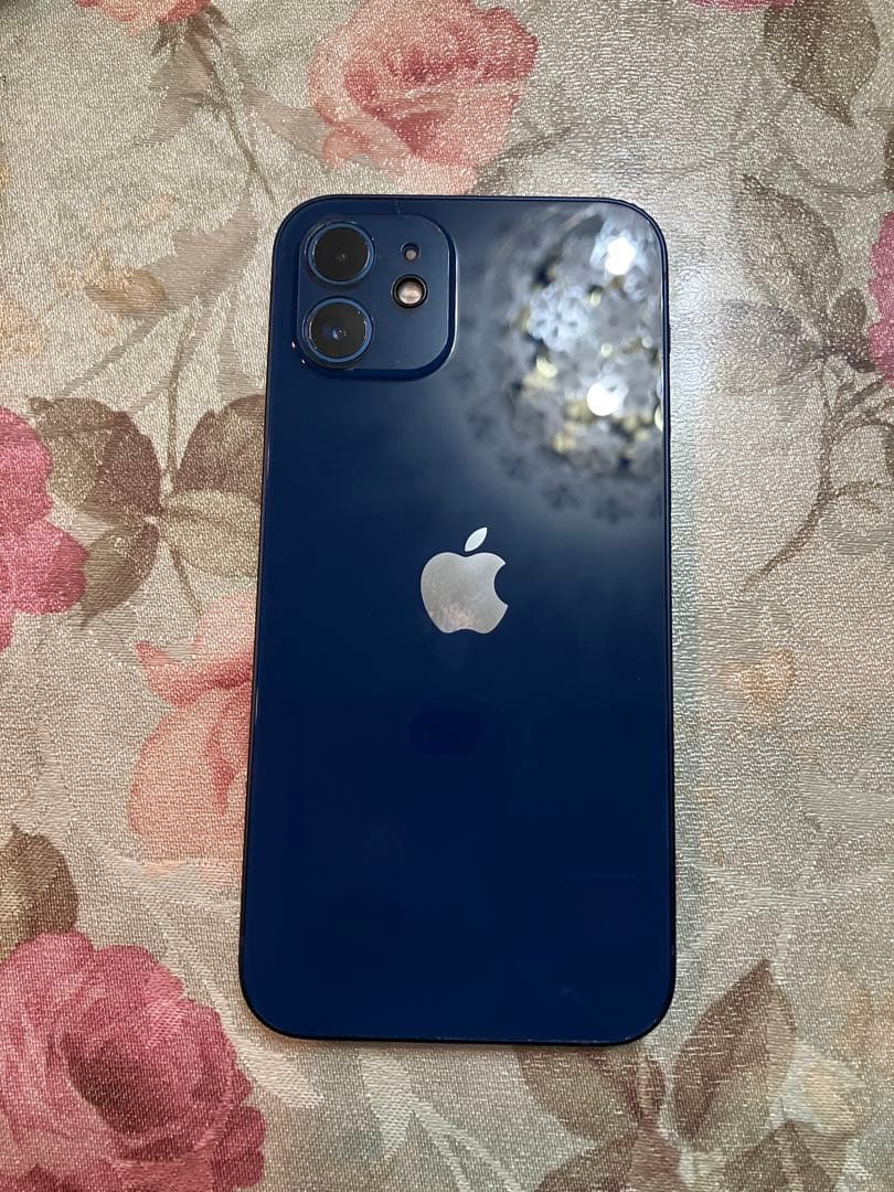 美品　iPhone12 ブルー　128GB 本体　専用ケース