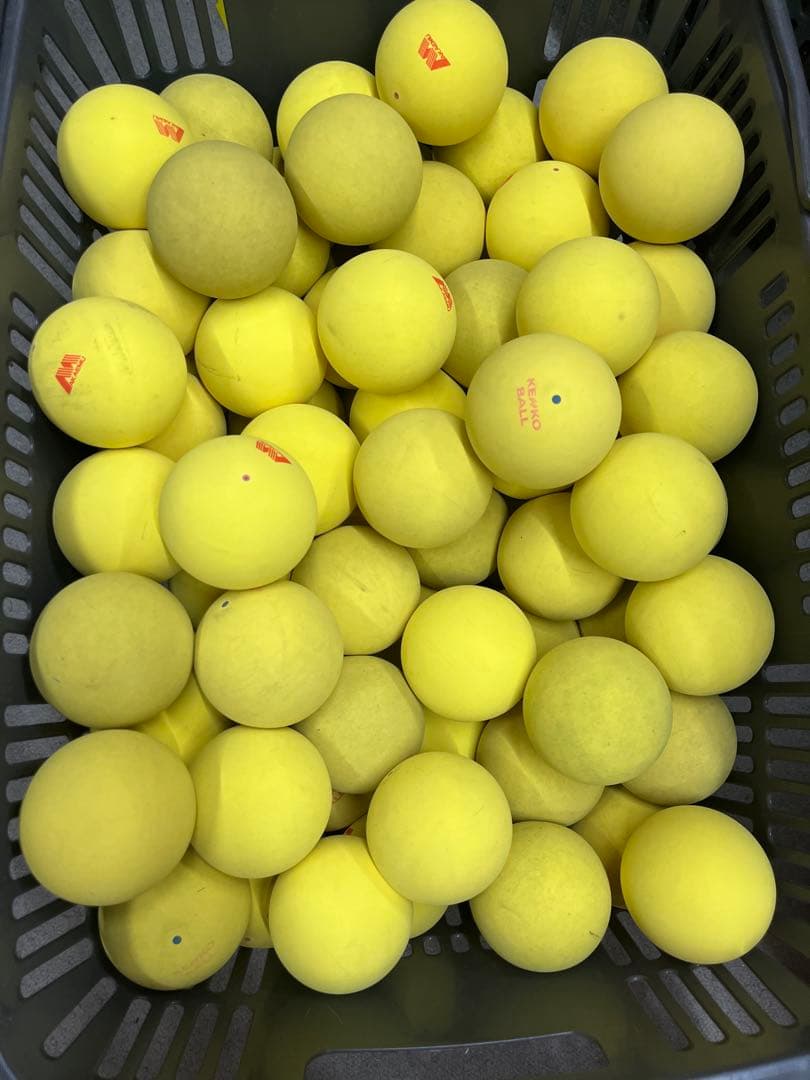 【公認球】ソフトテニスボール イエロー 100球
