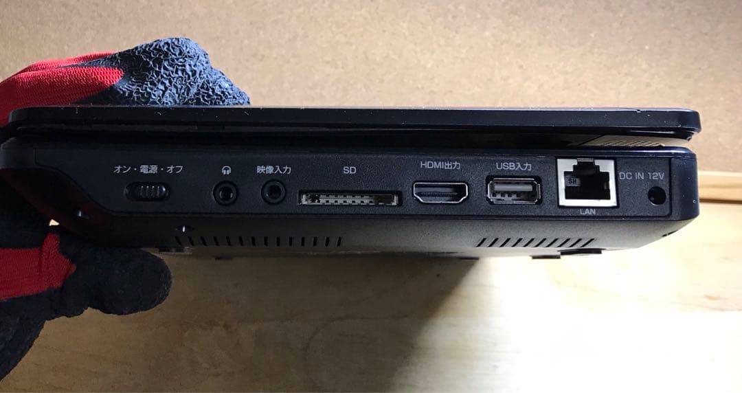 付属品未使用　高画質ポータブルDVD・BD・Blu-ray・ブルーレイプレーヤー