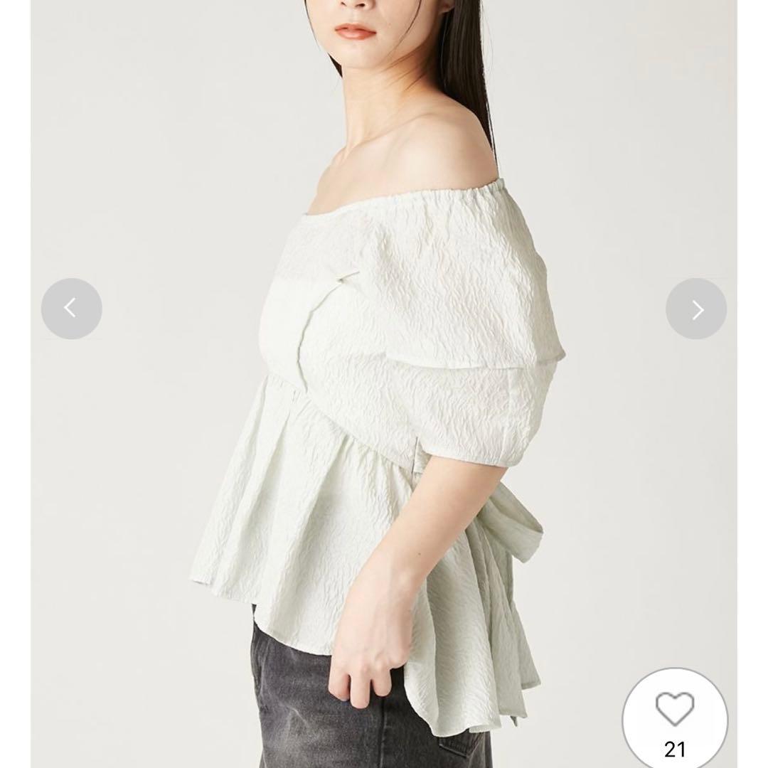 2way ペプラムパフチュニック