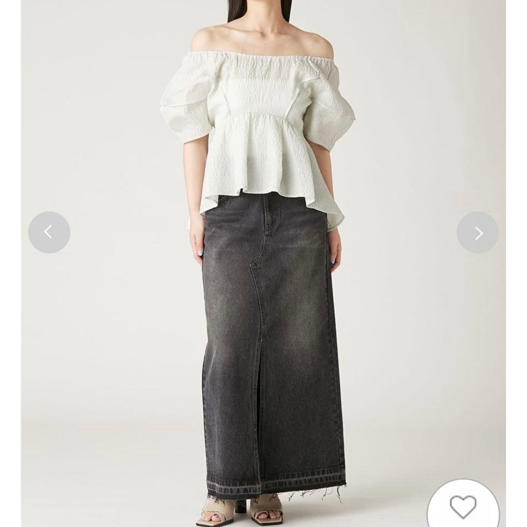 2way ペプラムパフチュニック