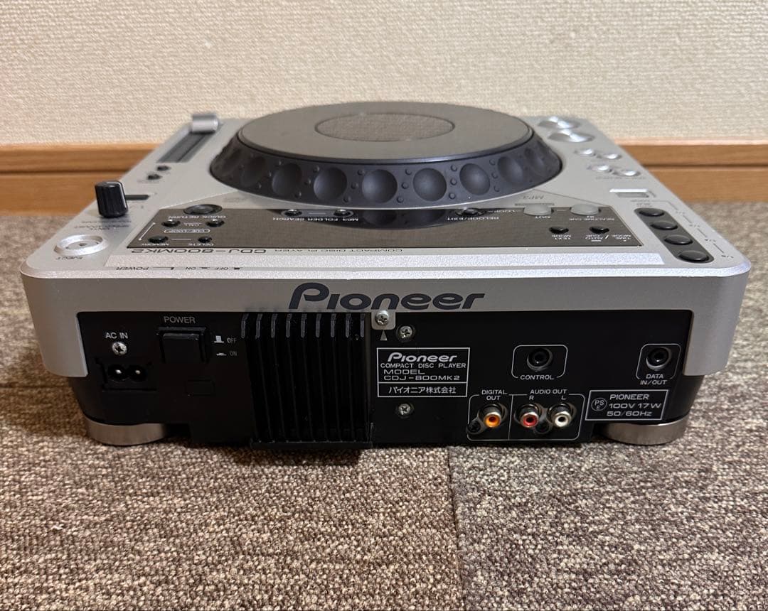 NO (1) Pioneer CDJ-800MK2 シルバー 動作確認済み