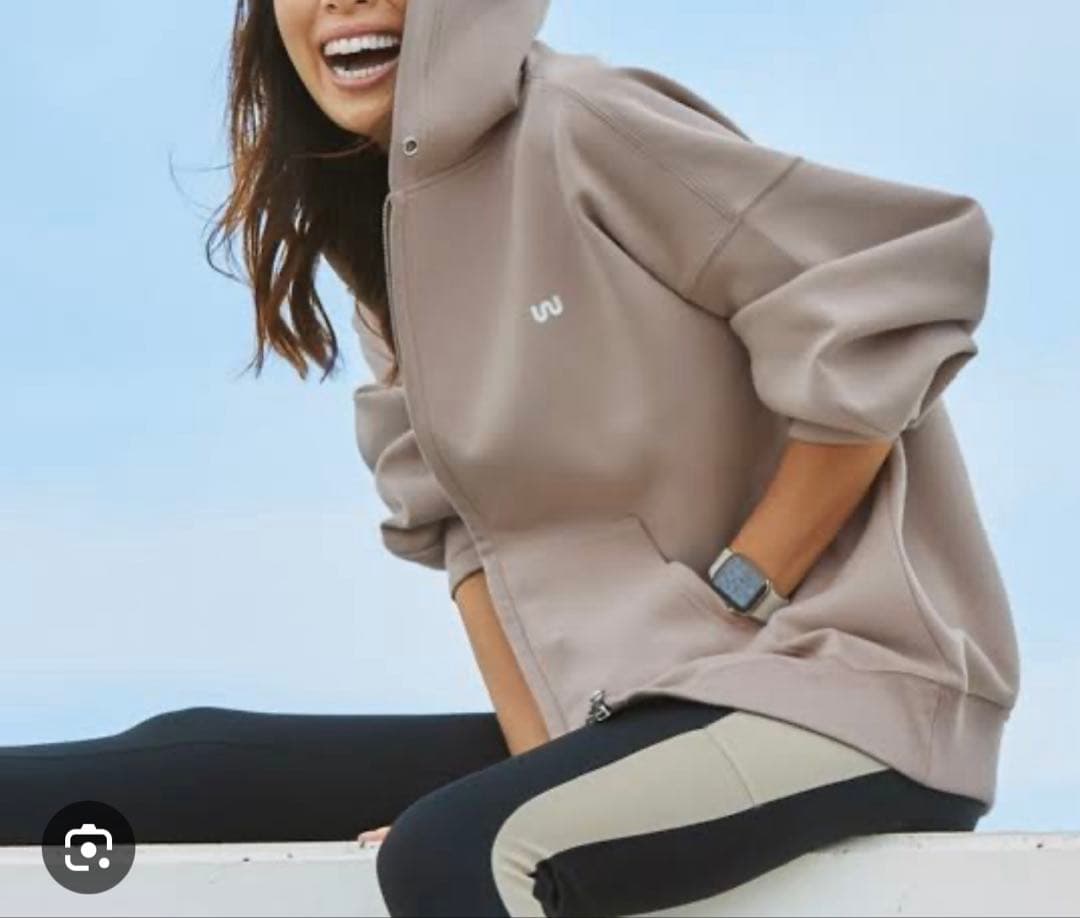 ワーシー WERTHY 野沢和香 SWEATHOODIE ピンク　パーカーフード