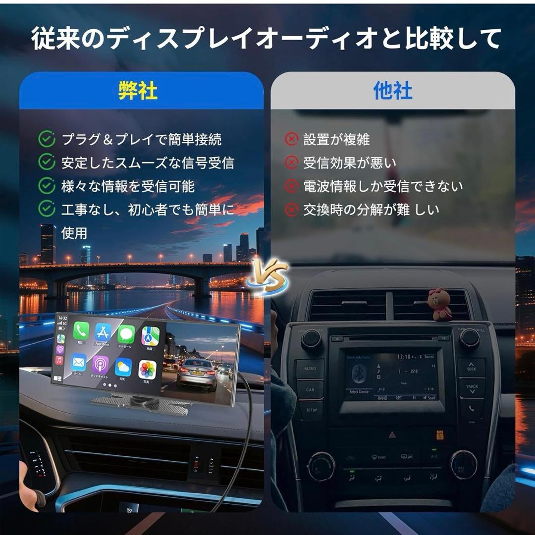 大画面 ディスプレイオーディオ 11.5インチ ポータブル カーオーディオ
