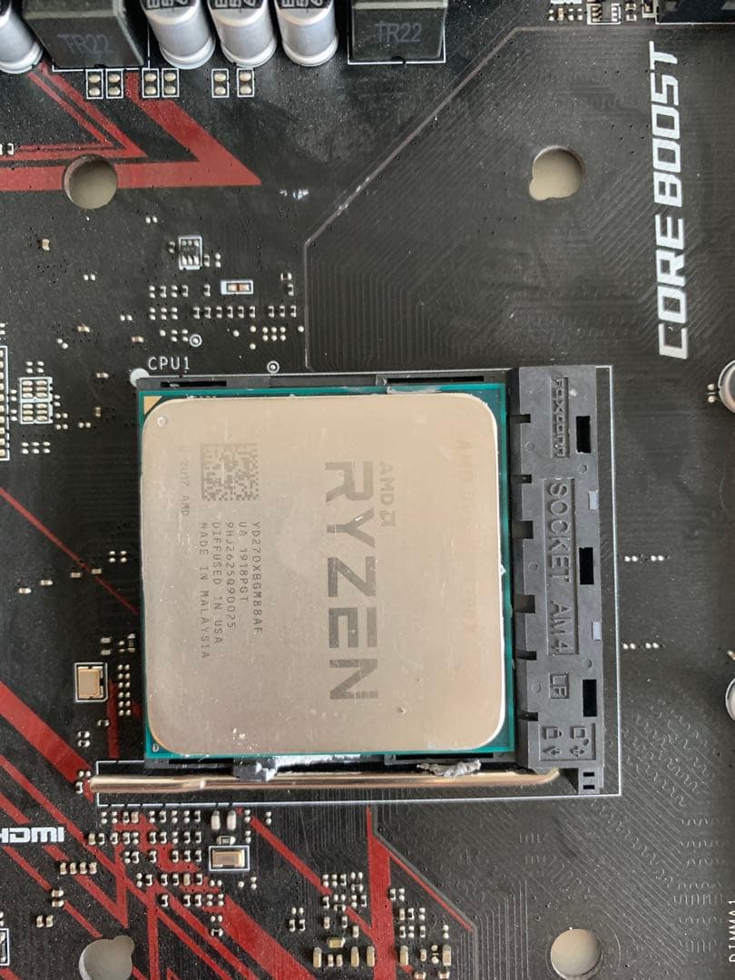 MSI B450マザーボード+ AMD Ryzen7 2700x