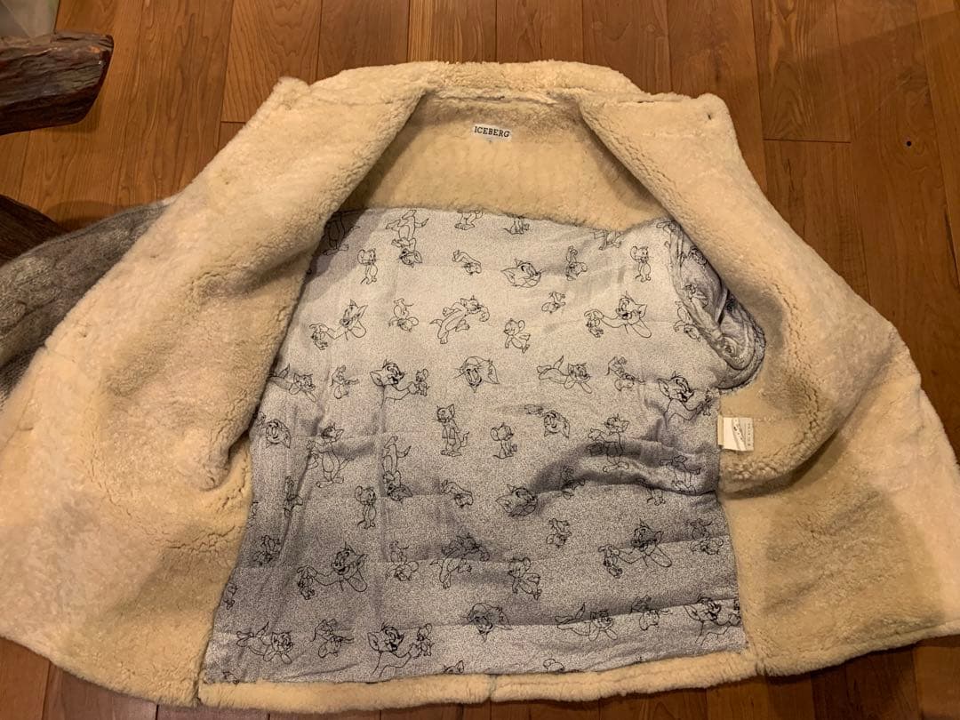 ICE BERG 希少　羊毛皮　アウタージャケット　tom & jelly 高級
