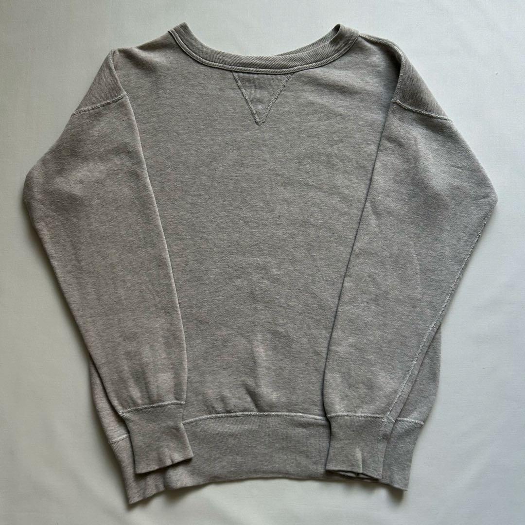 50s 60s スウェット 前V ヴィンテージ グレー 霜降り 状態良