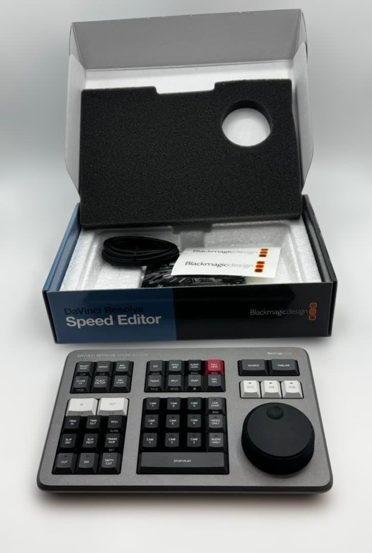 1*3様 DaVinci Resolve Speed Editor 動画編集コン