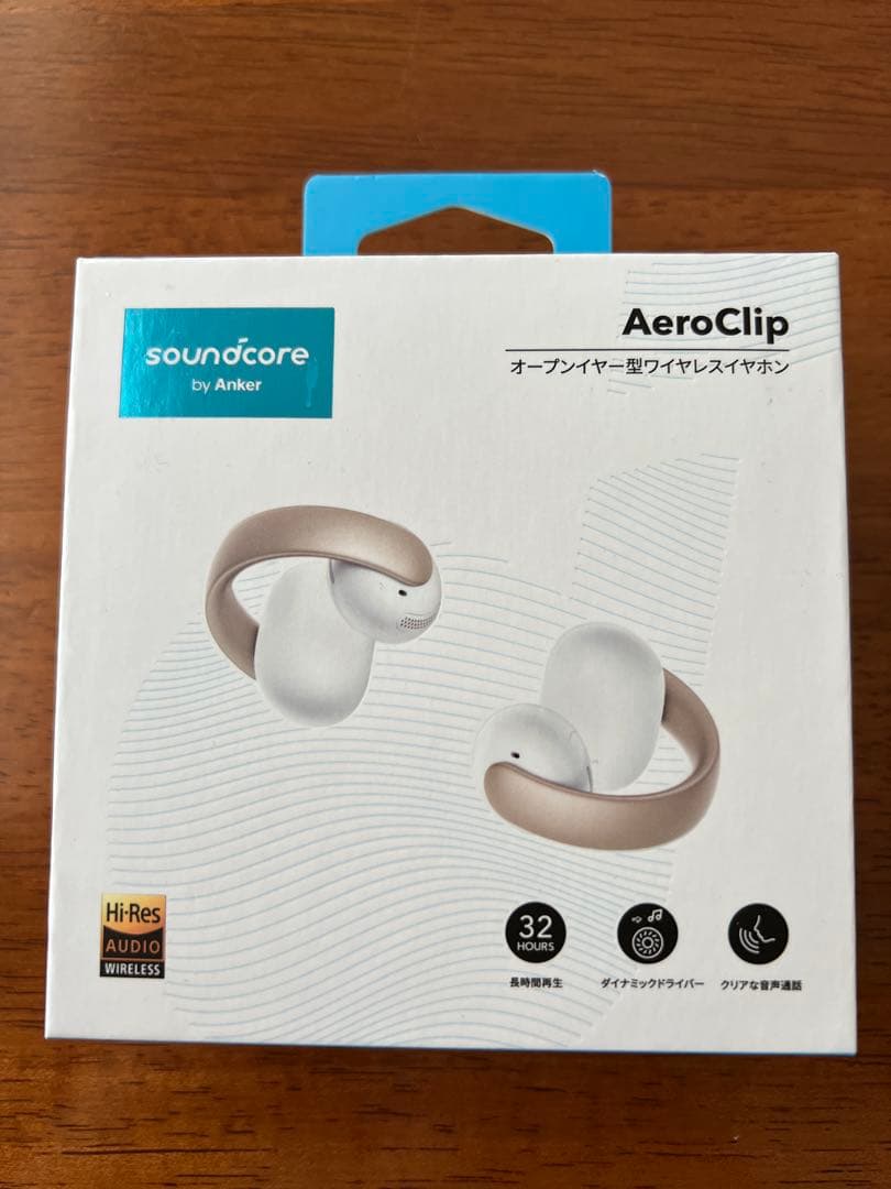 【美品】soundcore AeroClip ワイヤレスイヤホン