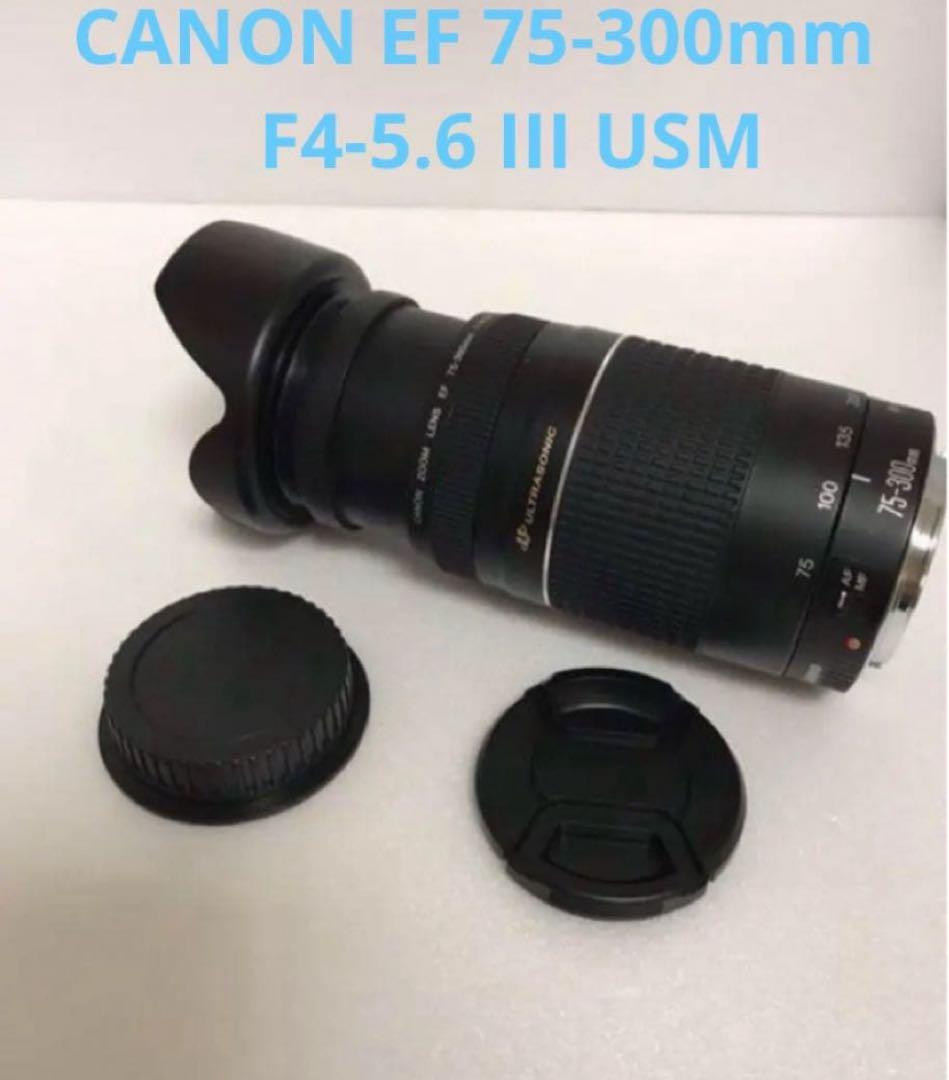 キャノン☆Canon EF75-300 F4-5.6 III USM☆
