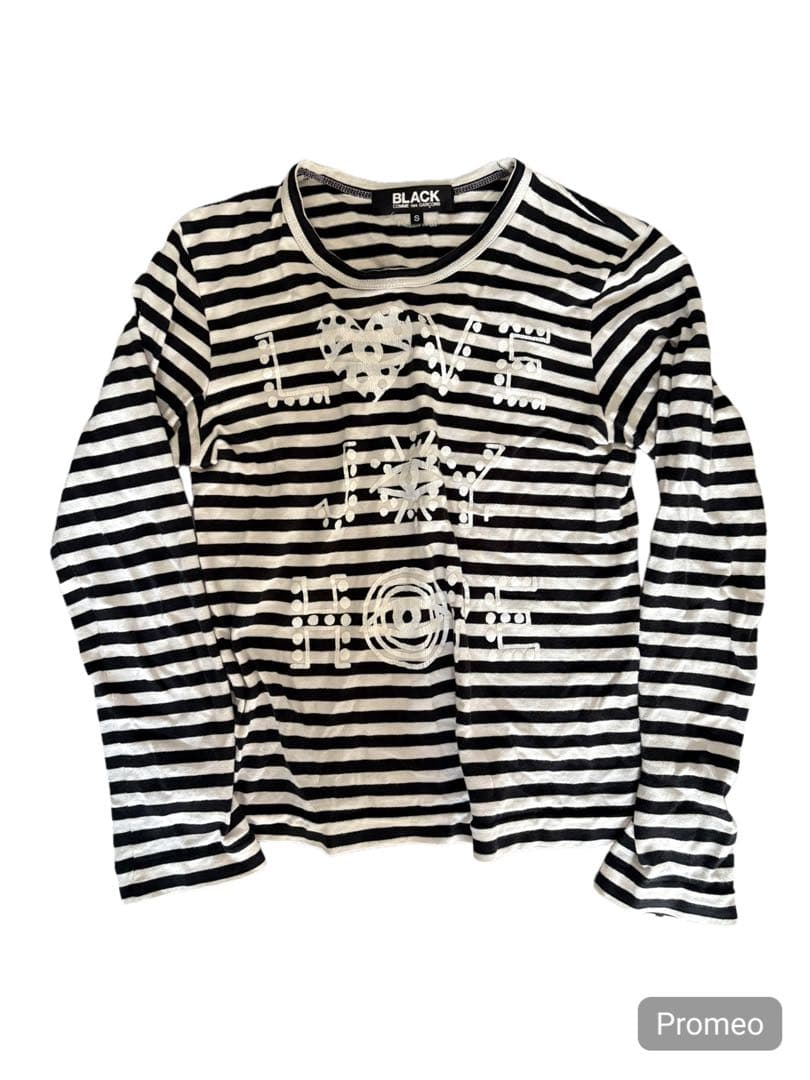 COMME des GARÇONS stripe longT-shirt