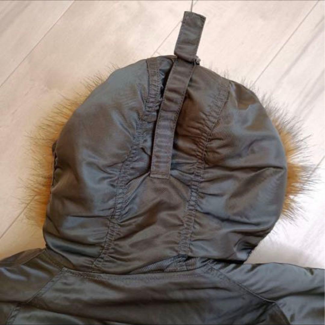 美品 ALPHA N-3Bフライトジャケット レプリカグレー L