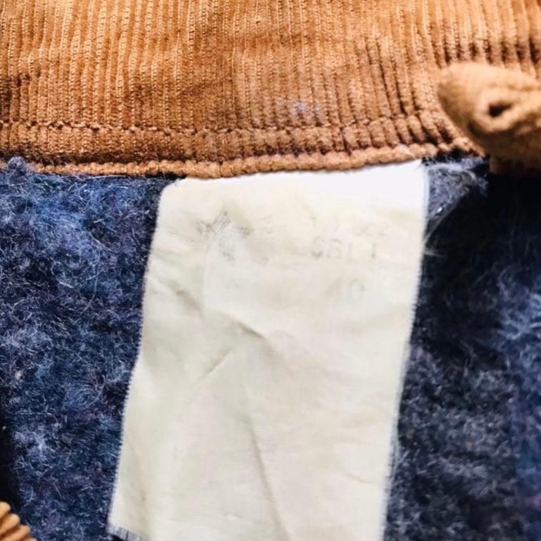 カーハート　カバーオール　キャメル　コーデュロイ襟　L-XL