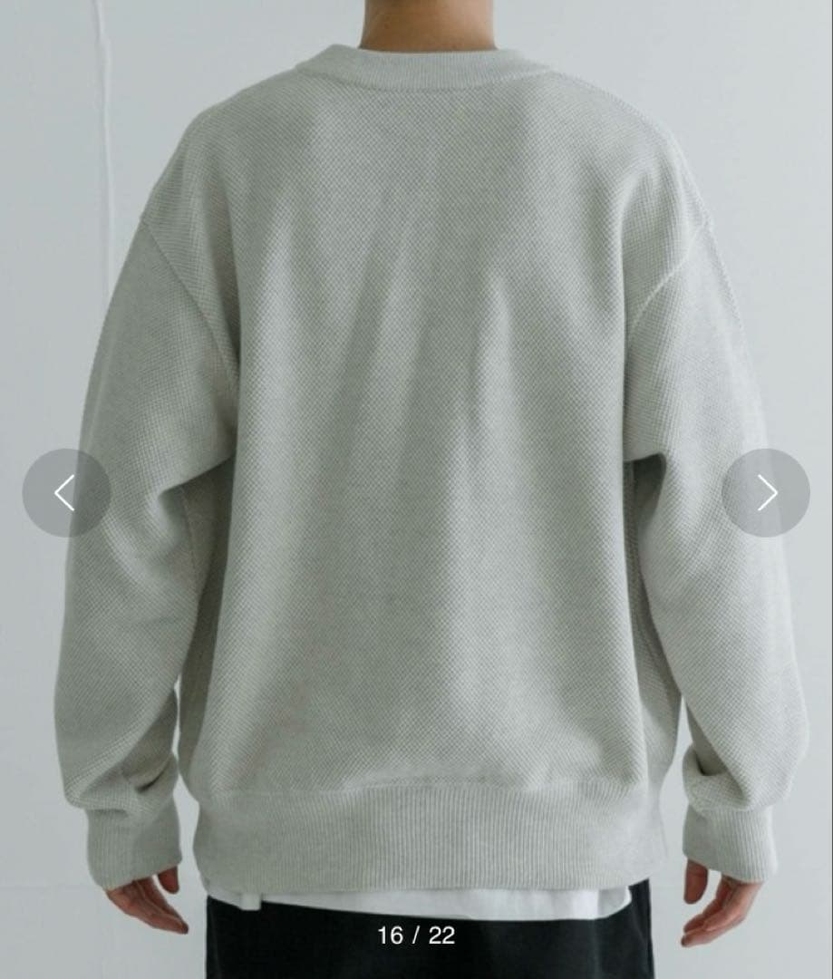 極美品　クレプスキュール　Moss Stitch V-Neck Pullover