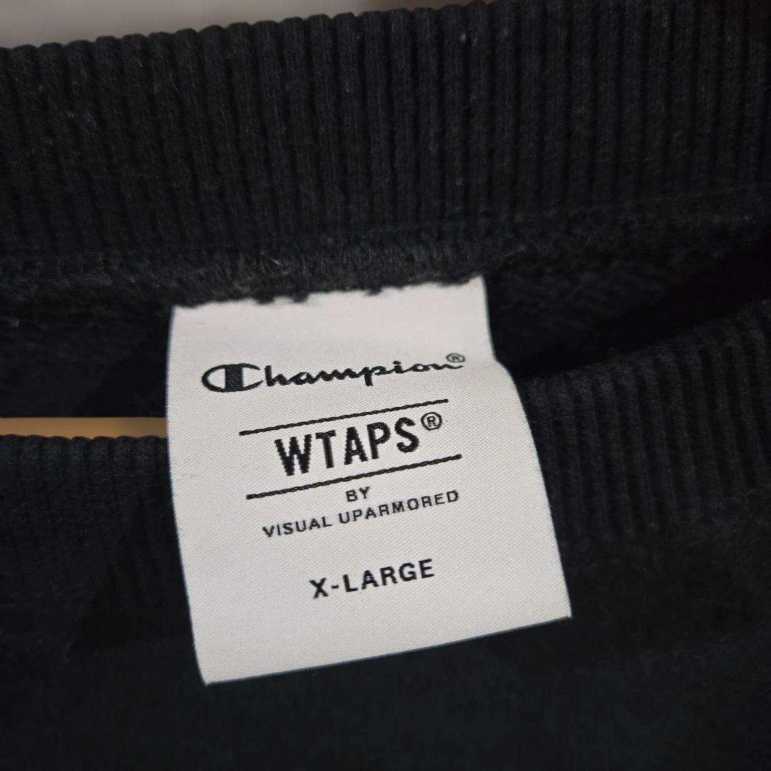 Champion WTAPS X-LARGE ブラック スウェット
