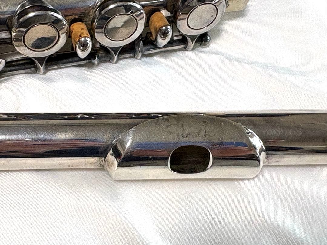 ミヤザワ　フルート MC-300 銀メッキ カバードキー ケース付 現状品