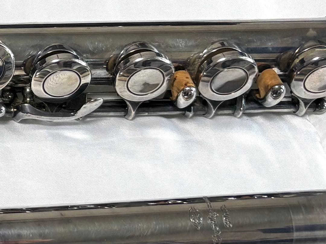 ミヤザワ　フルート MC-300 銀メッキ カバードキー ケース付 現状品