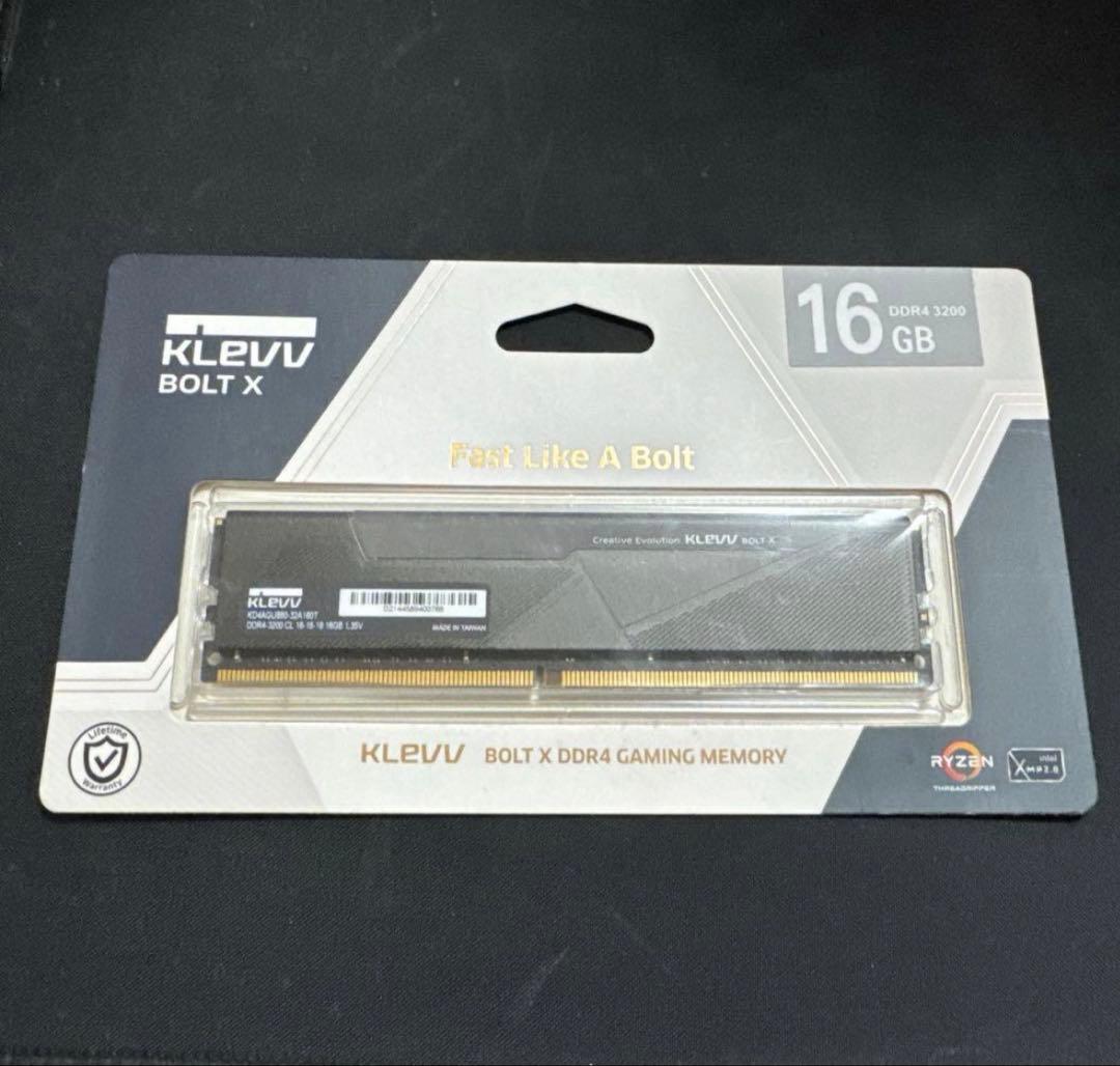KLEVV bolt x メモリ DDR4 3200mhz 16GB×