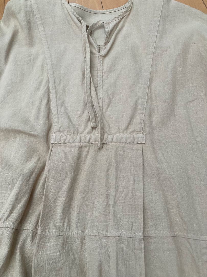ネストローブ nest robe コットンリネンワンピース
