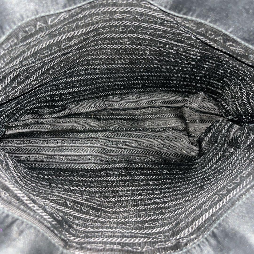 PRADA ハンドバッグ　三角ロゴ　トートバッグ　黒　テスートナイロン　y2k