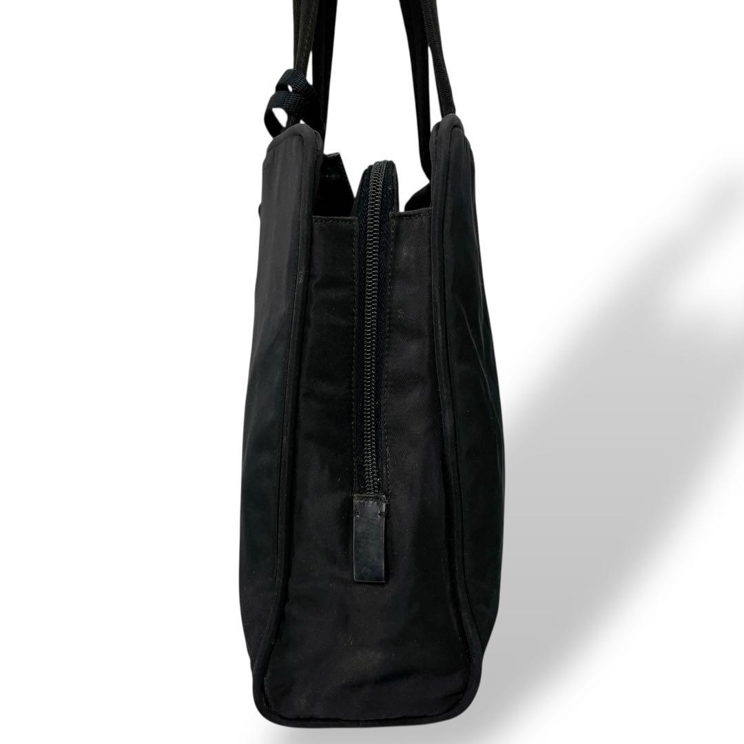 PRADA ハンドバッグ　三角ロゴ　トートバッグ　黒　テスートナイロン　y2k