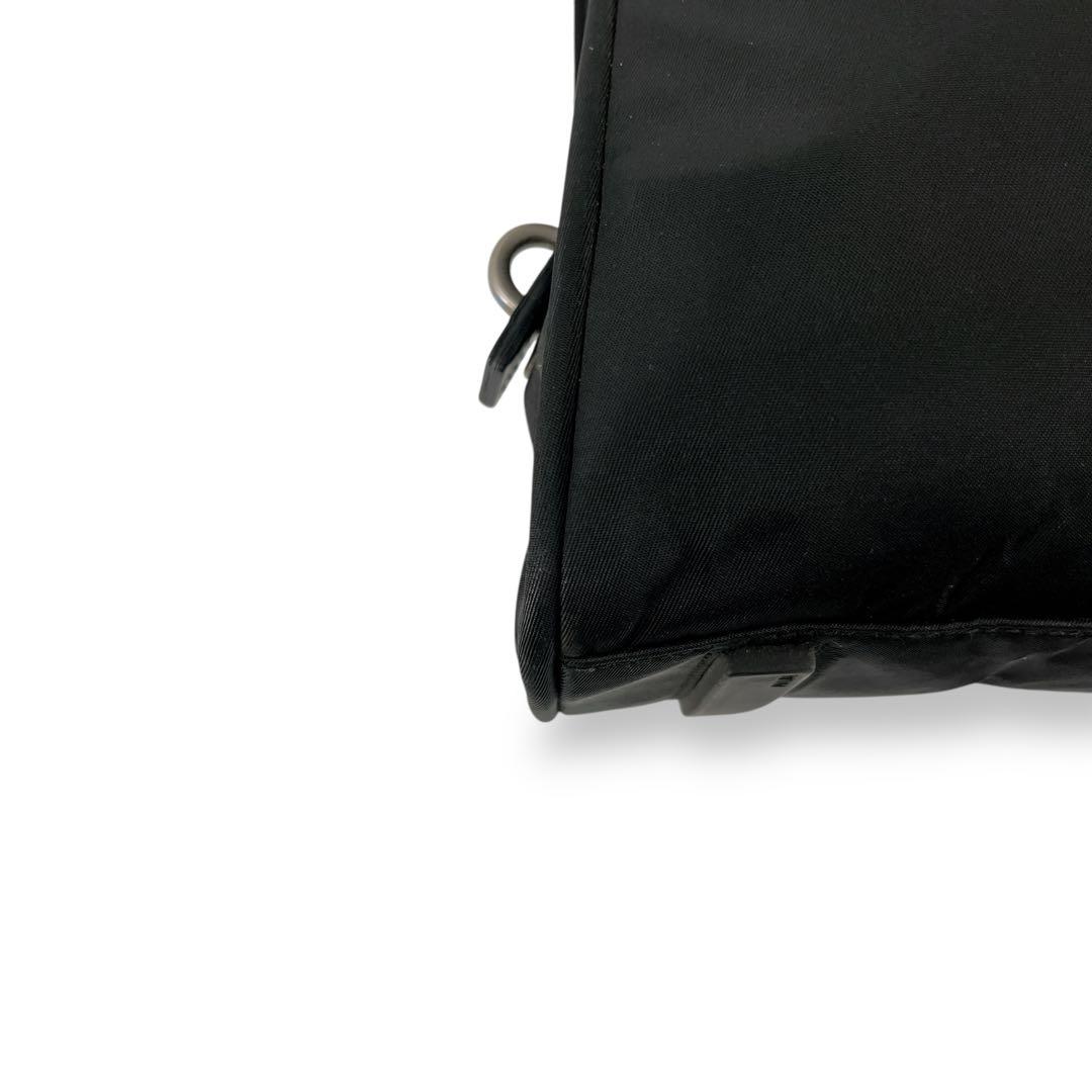 PRADA ハンドバッグ　三角ロゴ　トートバッグ　黒　テスートナイロン　y2k