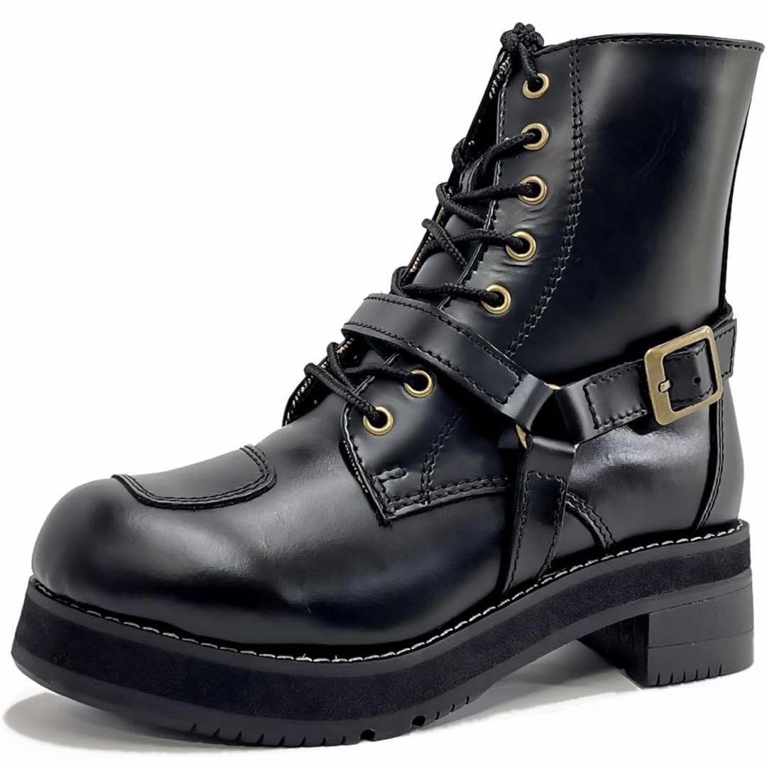 ま*ん様 ワイルドウィング　ファルコン厚底(WWM-0001ATU) 本革バイク