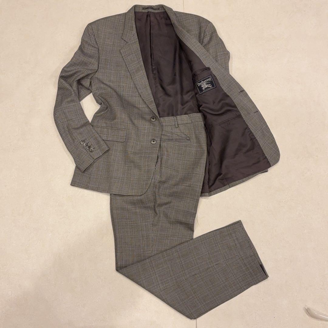 美品 バーバリー オシャレ ビジネススーツ L