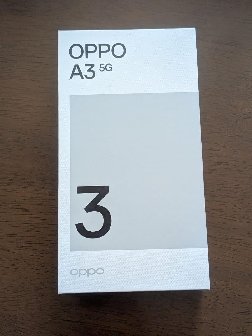 【未使用品】OPPO A3 5G カラー「パープル」