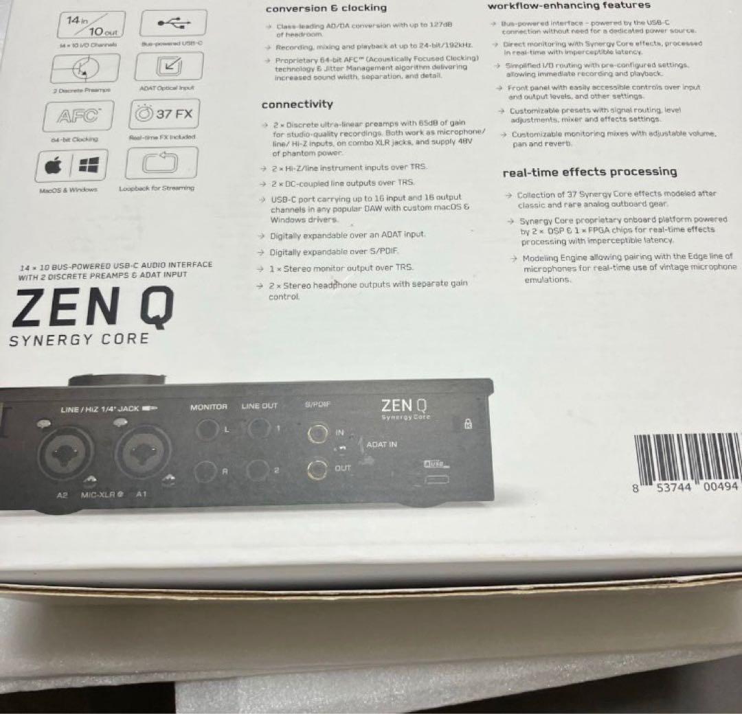 antelope audio ZEN Q オーディオインターフェイス USB