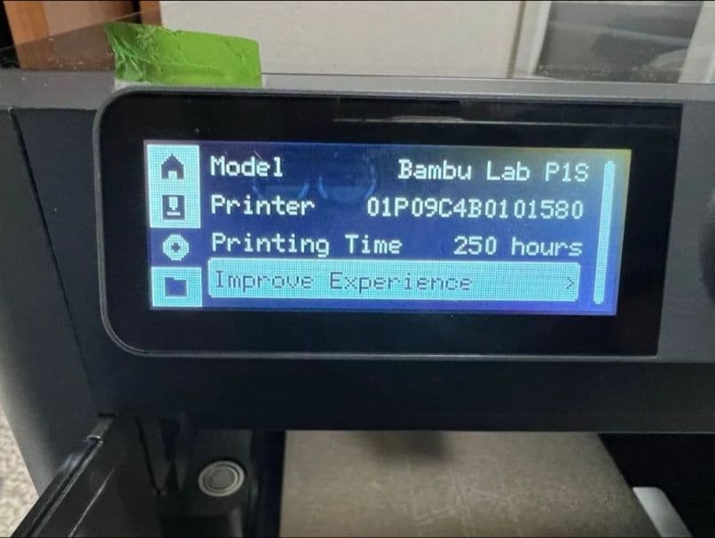 Bambu Lab P1S AMS無し 使用時間250時間 おまけ付き